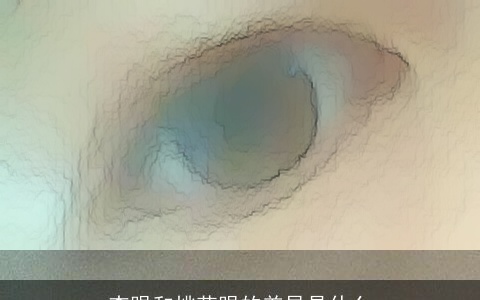 杏眼和桃花眼的差异是什么