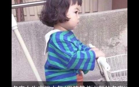 名字女生高端大气(男孩简单大气的名字)