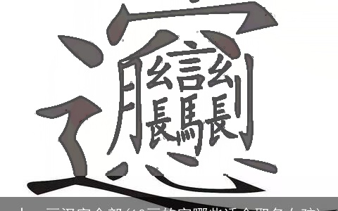 十一画汉字全部(10画的字哪些适合取名女孩)