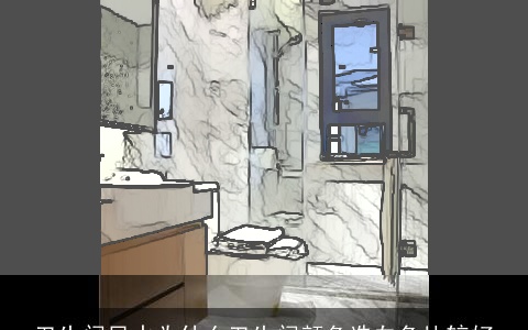 卫生间风水为什么卫生间颜色选白色比较好