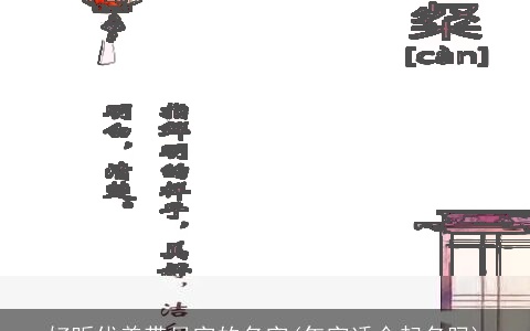 好听优美带月字的名字(年字适合起名吗)