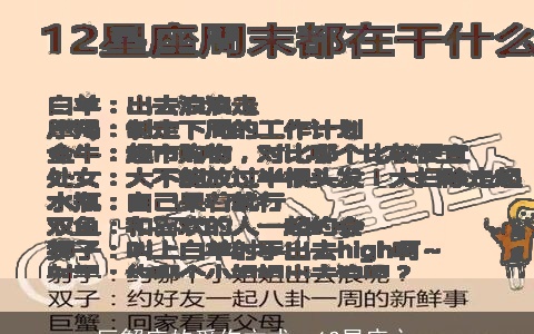 巨蟹座的爱你方式：12星座之一