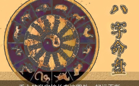 手上的米字纹长在这四处，好运不断