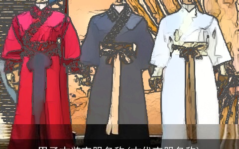 男子古装衣服名称(古代衣服名称)