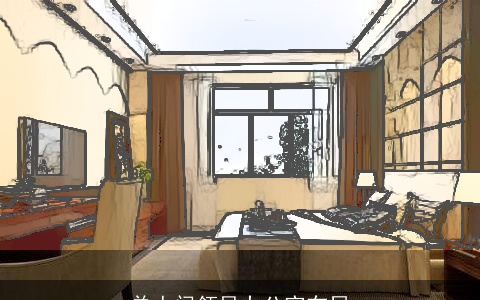 单人间领导办公室布局