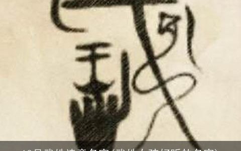 12月武姓诗意名字(武姓女孩好听的名字)