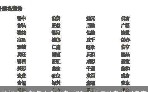 热门企业起名大全参考 好听不拗口的新公司名字