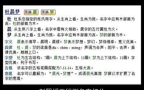 彭熙媛五行测名字打分