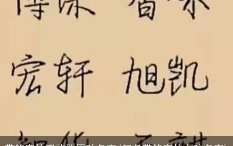 带铭字的双胞胎男孩名字(起名带铭字的女孩名字)