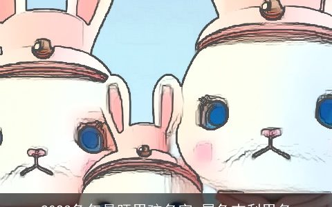 2023兔年最旺男孩名字 属兔吉利男名