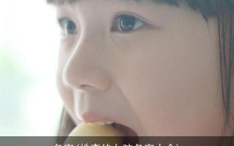 名字(姓李的女孩名字大全)