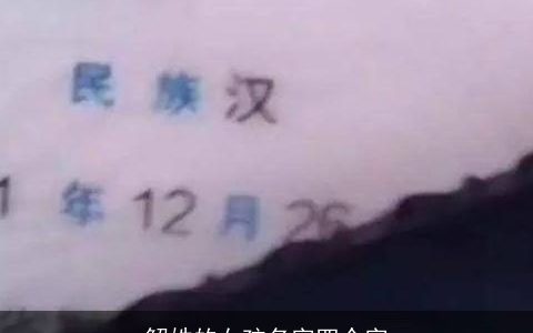 解姓的女孩名字四个字