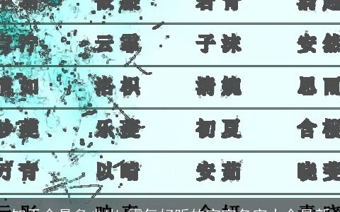 知天命是多少岁 霸气好听的宝宝名字大全最新