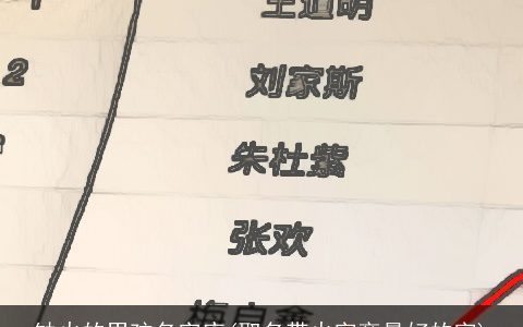 缺火的男孩名字库(取名带火字旁最好的字)