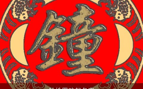 钟姓男孩起名字