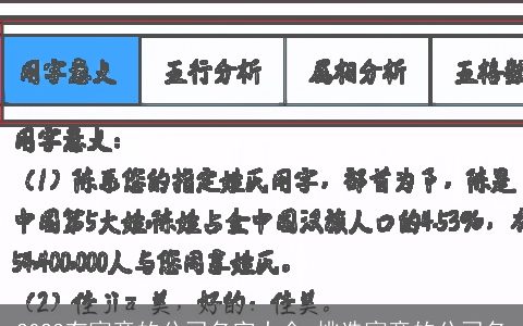 2024有寓意的公司名字大全_挑选寓意的公司名