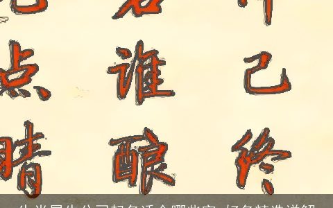 生肖属牛公司起名适合哪些字 好名精选详解