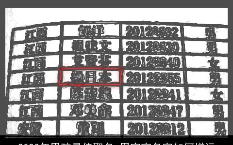 2024年男孩最佳取名 男宝宝名字如何增运