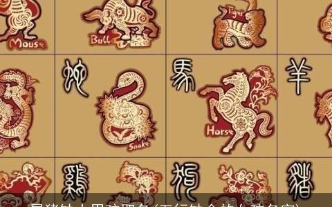 属龙缺土男孩取名(五行缺金的女孩名字)