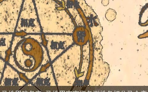 马姓男孩名字_马姓男宝宝取名测姓名打分马合奕