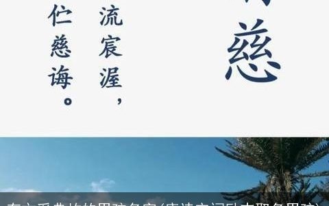 有文采典故的男孩名字(唐诗宋词励志取名男孩)