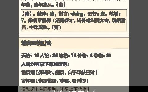 欧姓取名字大全