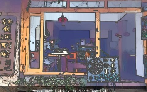 2023年餐饮店铺名字 低调又内涵的店铺取名大全 漂亮内涵的店铺店铺名字大全最新