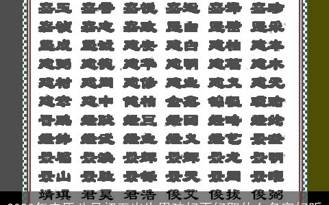 2023年农历八月初五出生男孩好不好取什么名字好听