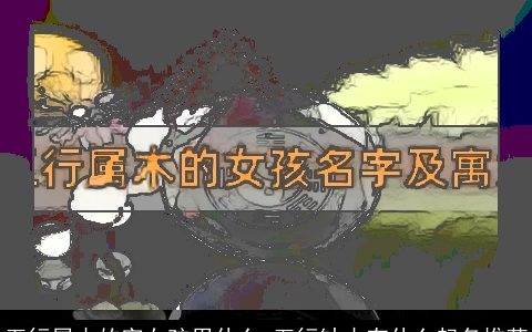 五行属木的字女孩用什么 五行缺木有什么起名推荐