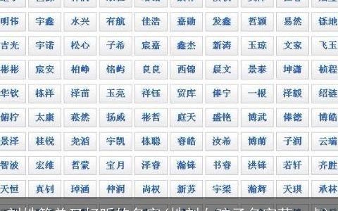 刘姓简单又好听的名字(姓刘女孩子名字萌一点)