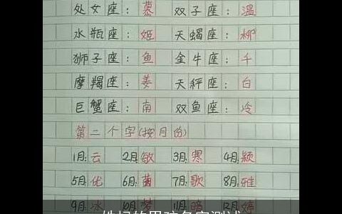 姓杞的男孩名字测试