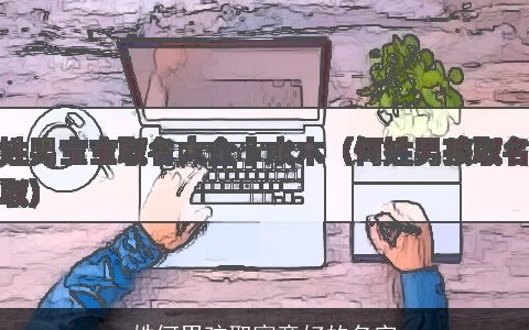 姓何男孩取寓意好的名字