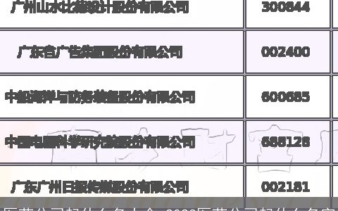 医药公司起什么名大全 2024医药公司起什么名字