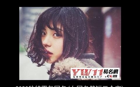 2024独特霸气网名(女网名简短三个字)