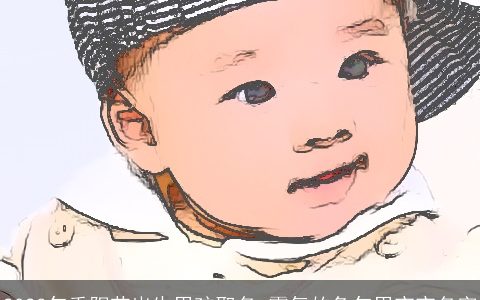 2024年重阳节出生男孩取名 霸气的兔年男宝宝名字