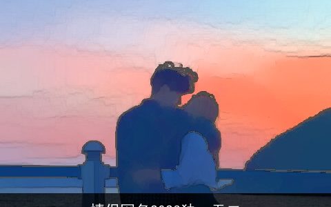 情侣网名2024独一无二