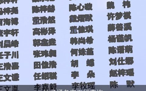 林子涵名字五行查询