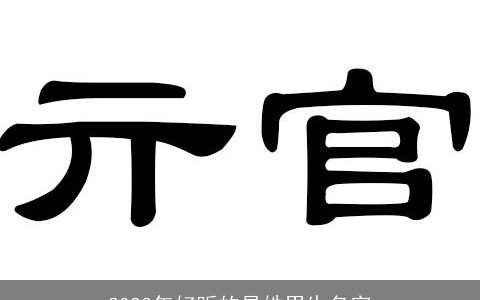 2023年好听的易姓男生名字