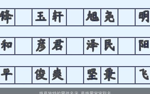 姓葛独特的男孩名字 葛姓男宝宝取名 姓葛的男孩名字大全 葛姓男孩起名