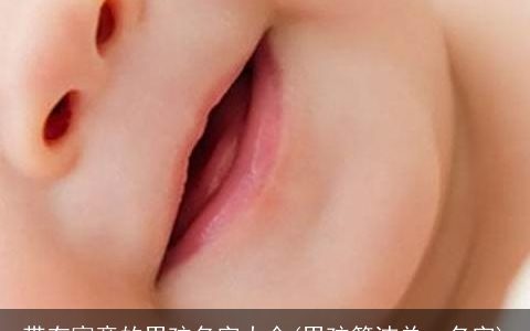 带有寓意的男孩名字大全(男孩简洁单一名字)