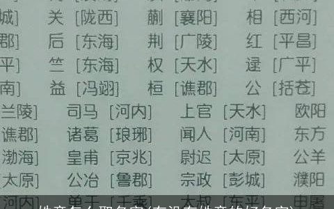 姓童怎么取名字(有没有姓童的好名字)