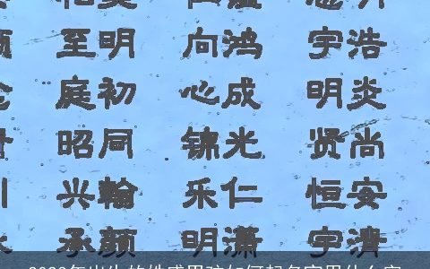 2024年出生的姓盛男孩如何起名宜用什么字