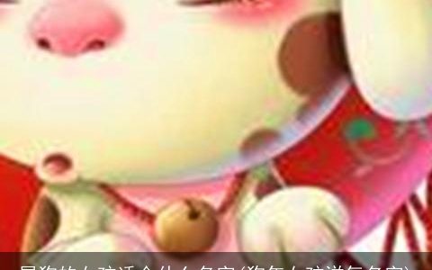 属狗的女孩适合什么名字(狗年女孩洋气名字)