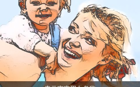 表示宝宝男女名称