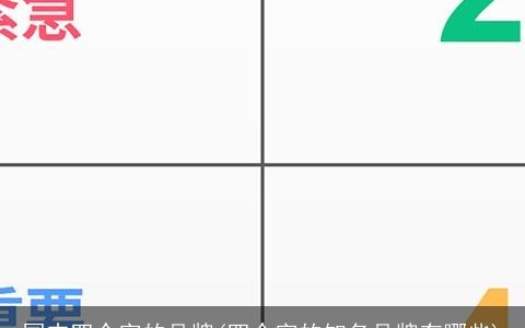 国内四个字的品牌(四个字的知名品牌有哪些)