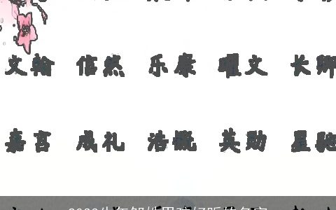 2023牛年邹姓男孩好听的名字