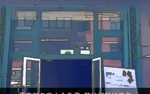 开店起名字大全免费 简约好听的店名