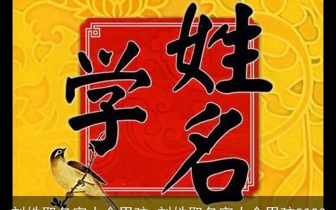 刘姓取名字大全男孩 刘姓取名字大全男孩2023