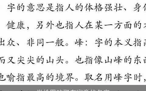 肖姓男孩取有寓意的名字