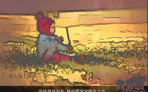 田姓男孩起名 姓田男宝宝取名大全 有涵养新颖的田姓男孩男宝宝名最新